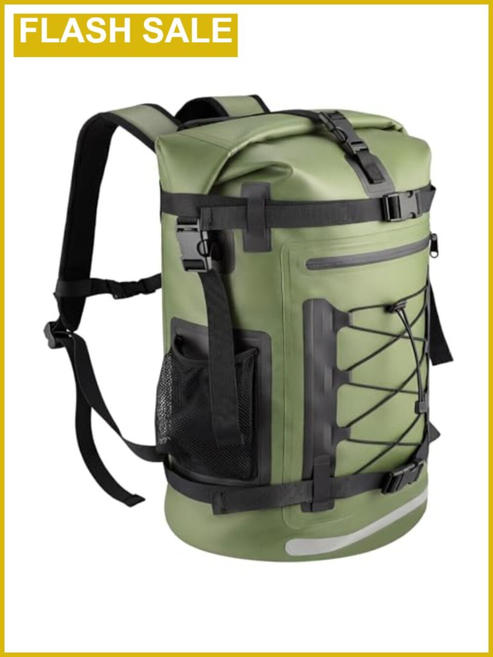 40L Waterproof Dry Bag Backpack PVC Roll-Top Hiking Kayaking